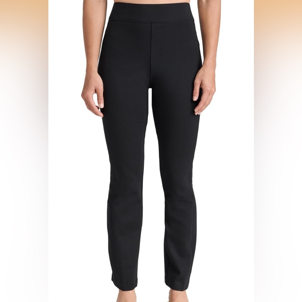 SPANX The Perfect Pant Slim Straight Women’s Plus 1X Black Ponte Workwear